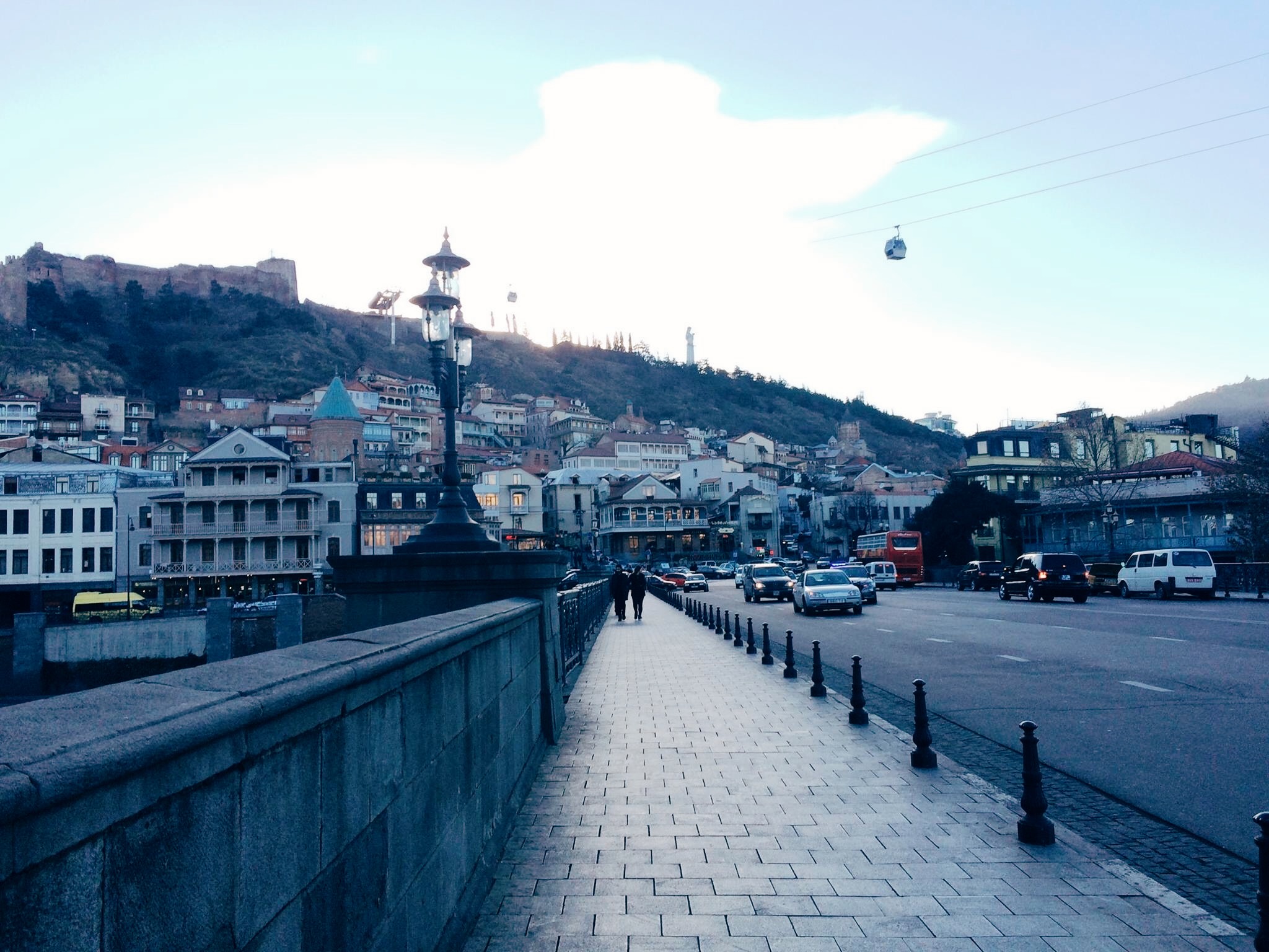 Tbilisi, Georgia cable car ride!