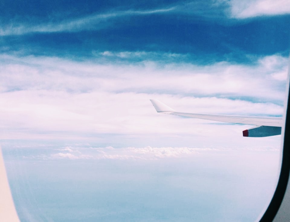 Kuala Lumpur, Malaysia - view from airplane window