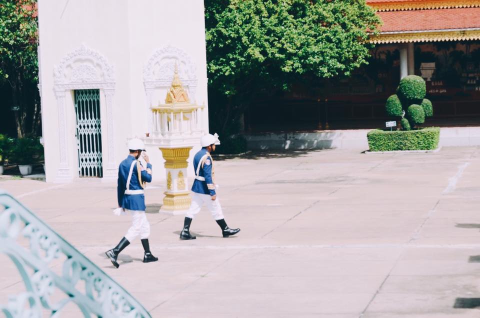 Royal Guards at the Royal Palace, Phnom Penh, Cambodia