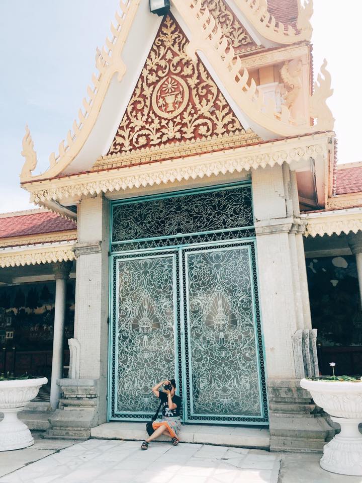 The door of the Royal Palace, Phnom Penh, Cambodia